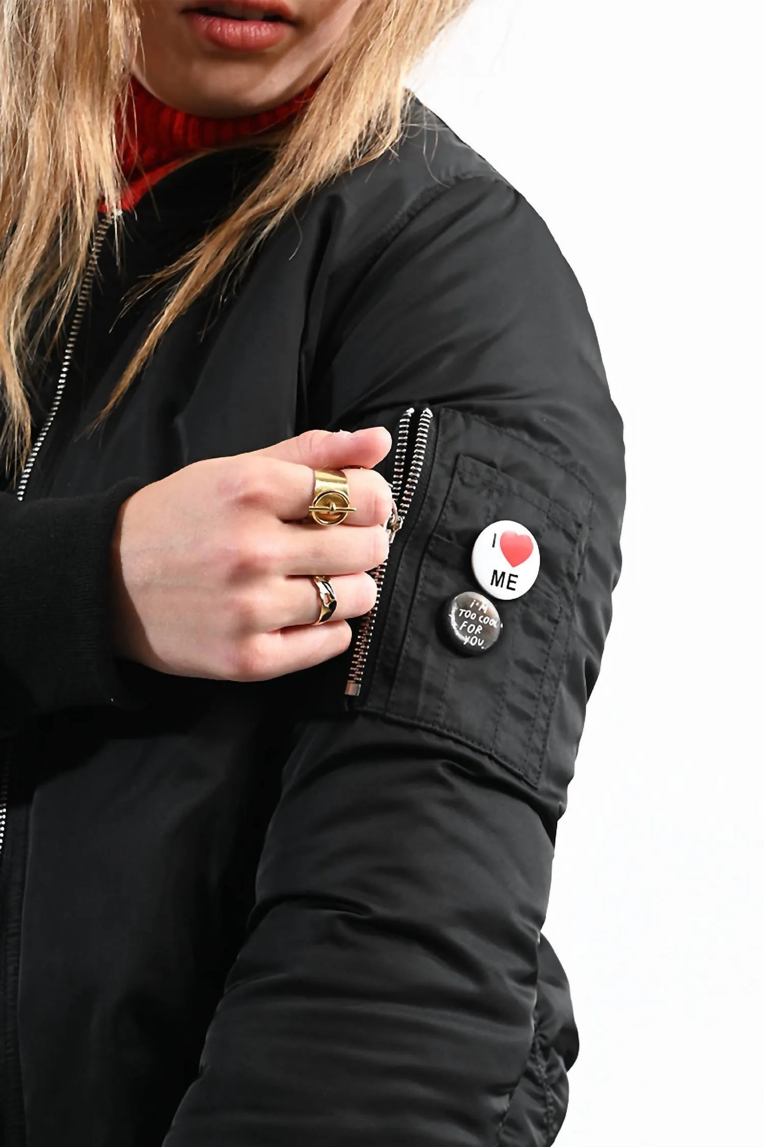 Classic Bomber Jacket In Black