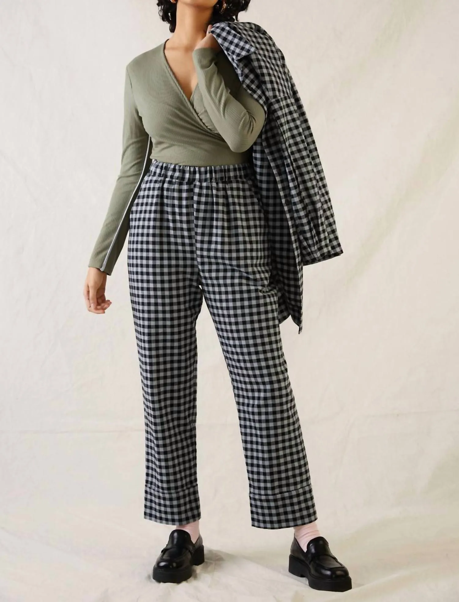 Cohen Pant In Caramel/ Cream