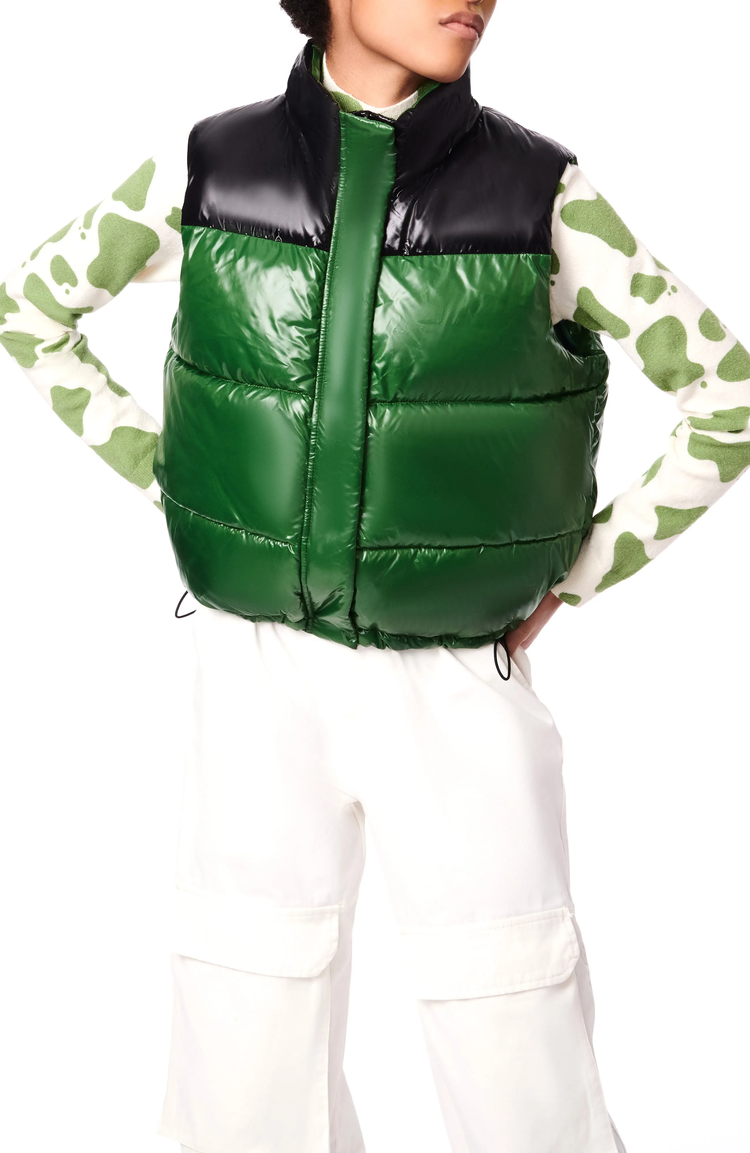 Colorblock Puffer Vest