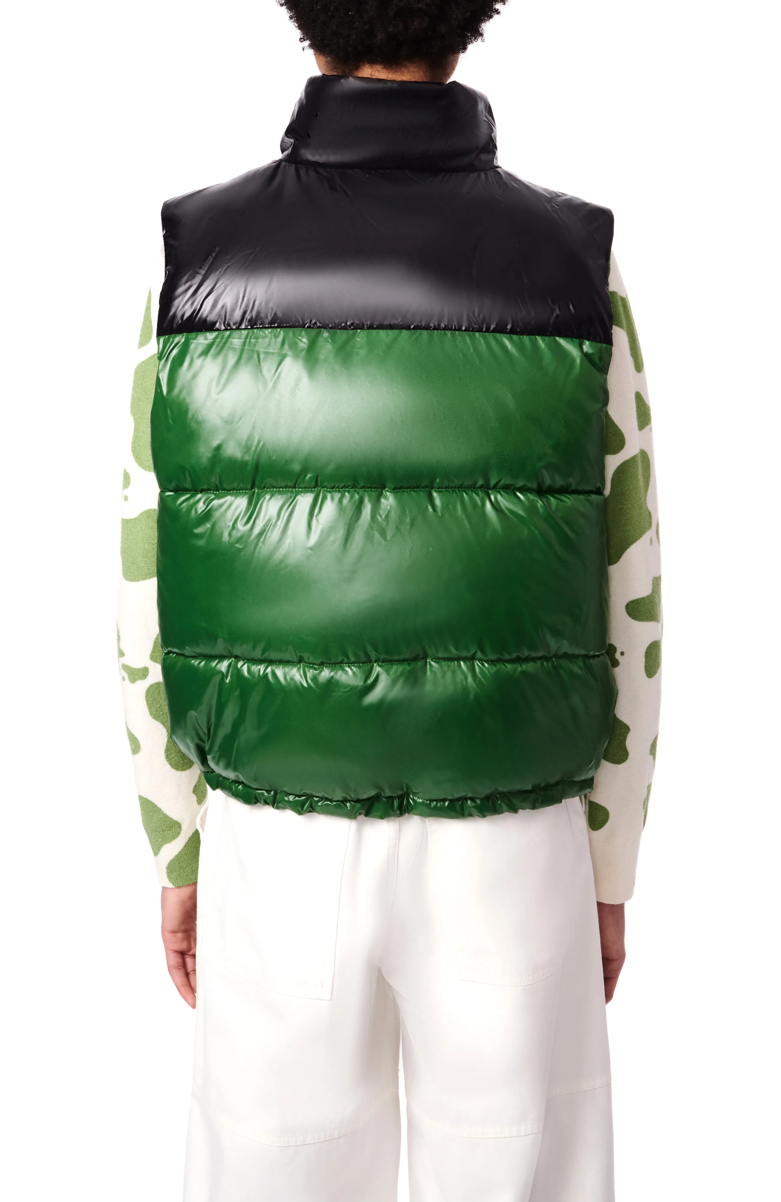 Colorblock Puffer Vest