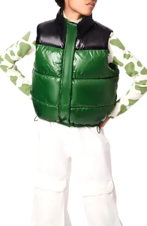 Colorblock Puffer Vest