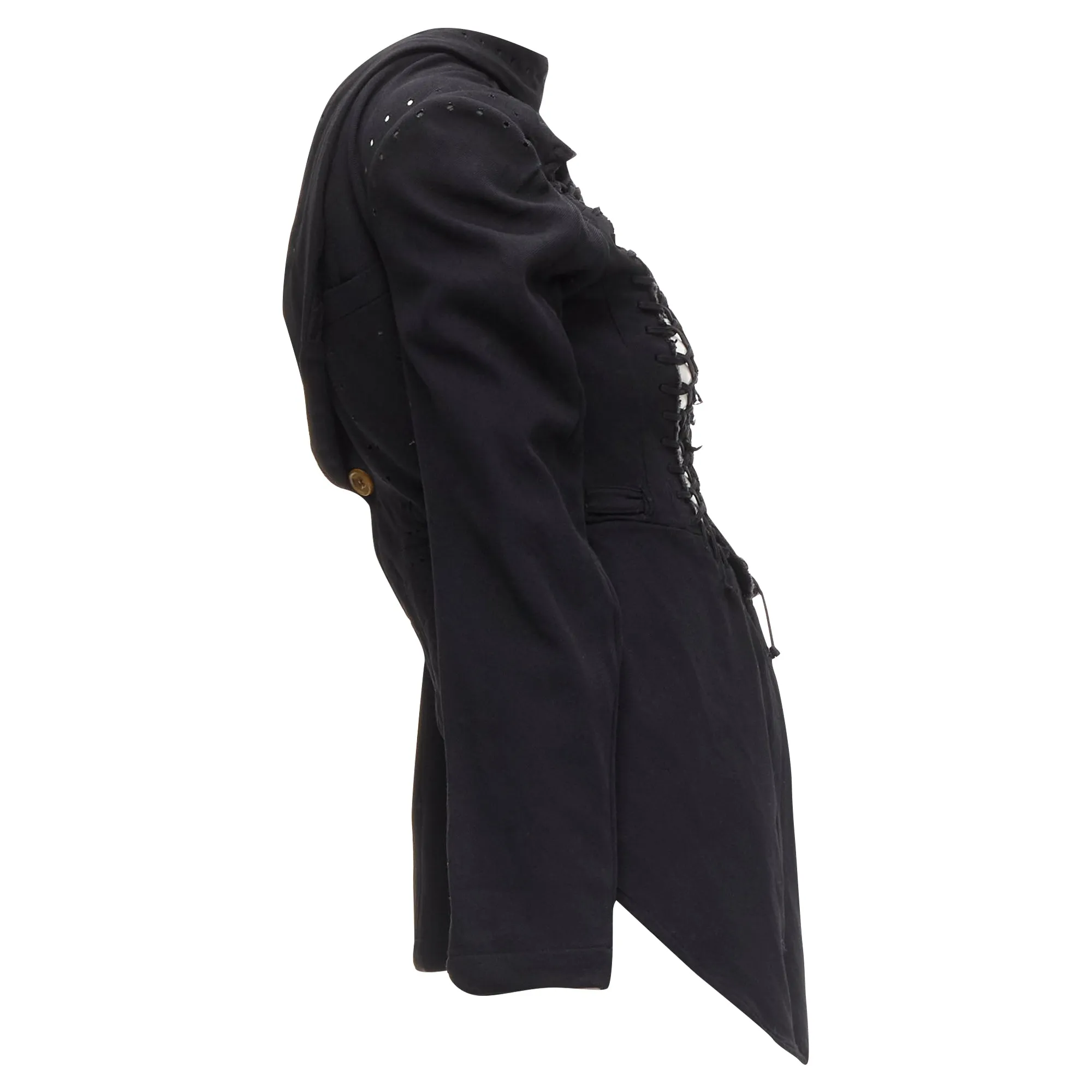 Comme Des Garcons lace eyelet deconstructed jacket