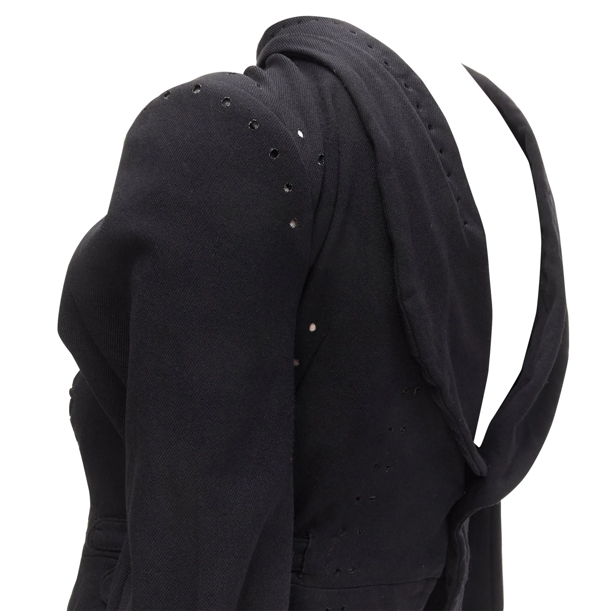 Comme Des Garcons lace eyelet deconstructed jacket