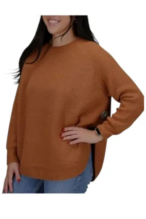Concho Sweater In Tan