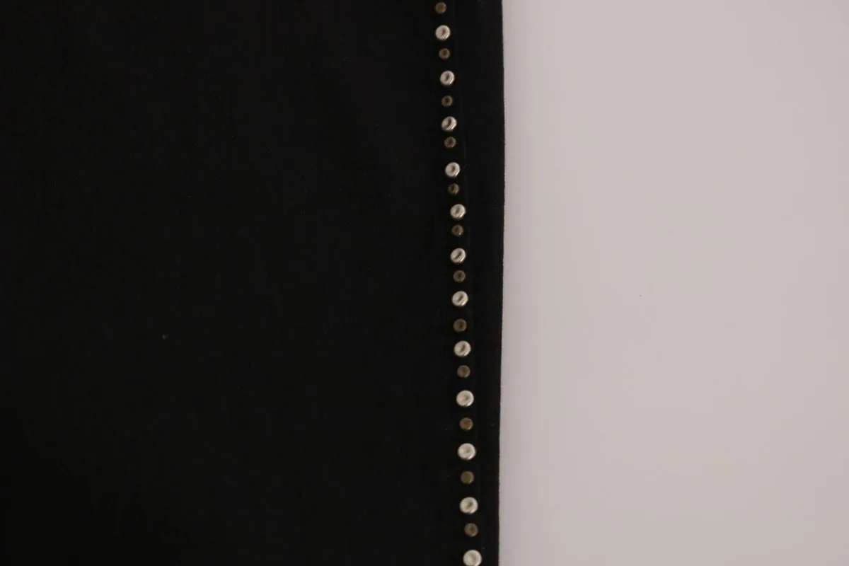 Costume National  Embellished Mid Waist Skinny blue Women's Jeans