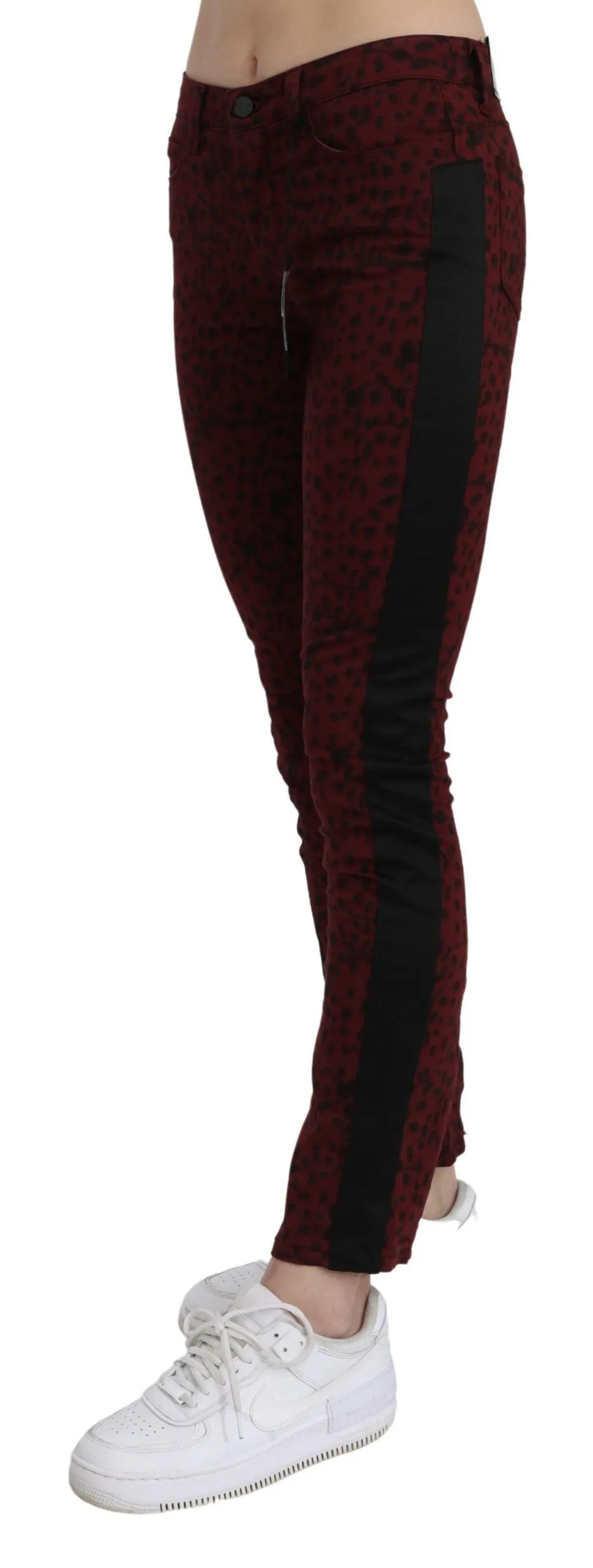 Costume National   Mid Waist Slim Fit Cotton Women's Jeans