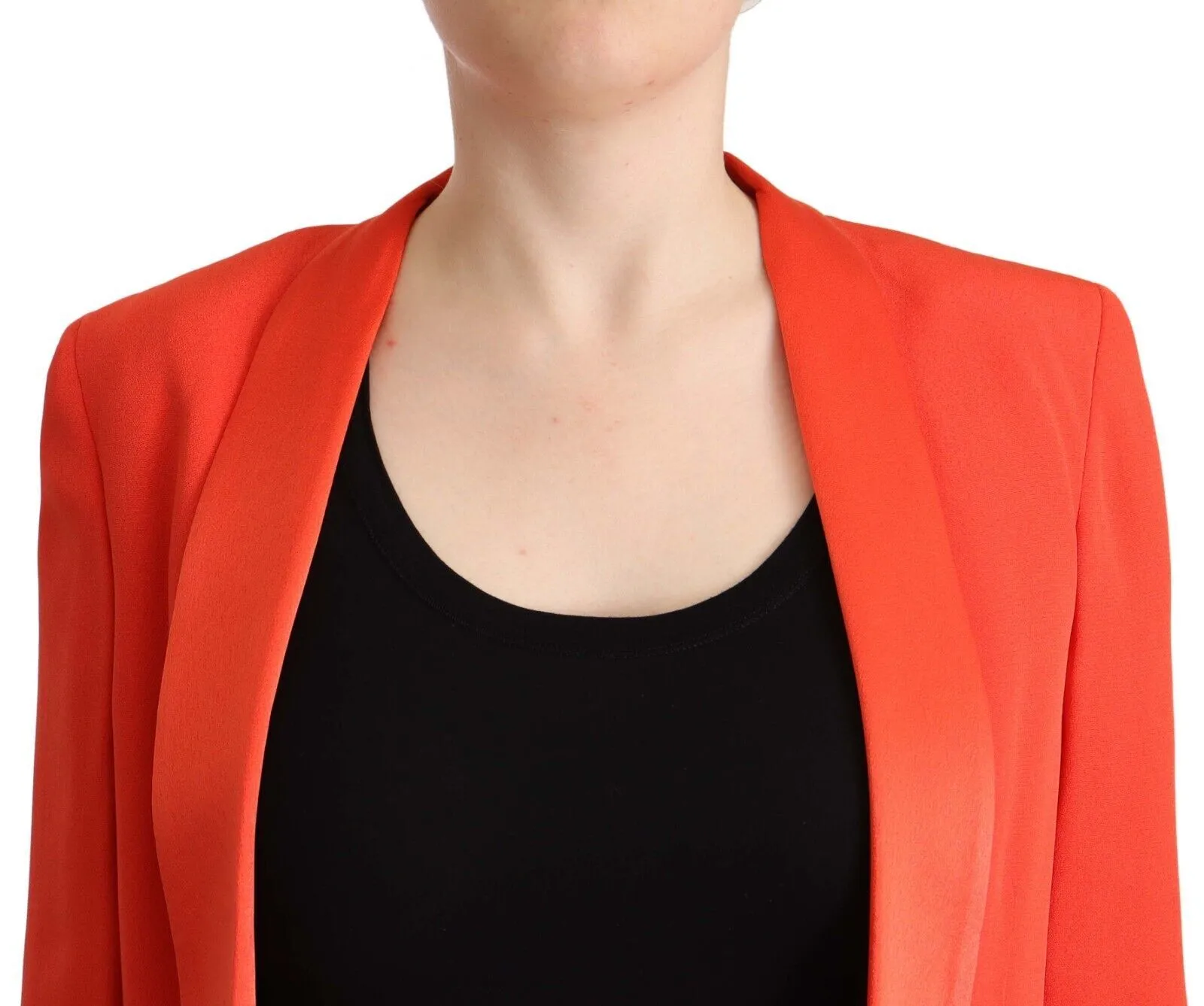 CO|TE  Long Sleeves Acetate Blazer Pocket Overcoat Women's Jacket