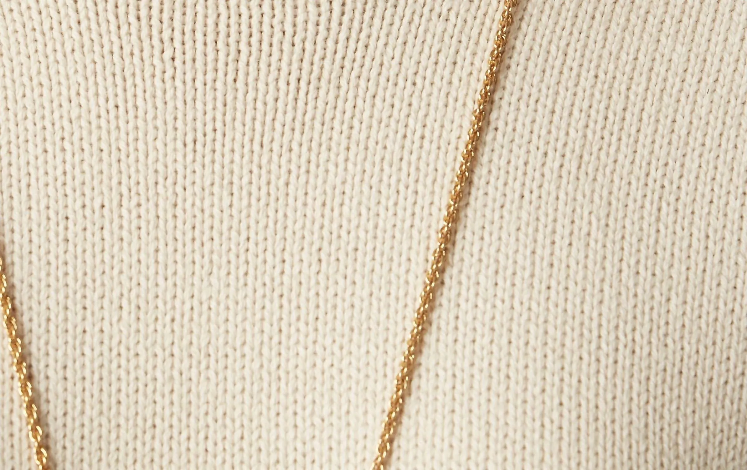 Cotton Turtleneck Sweater In Pale Bone