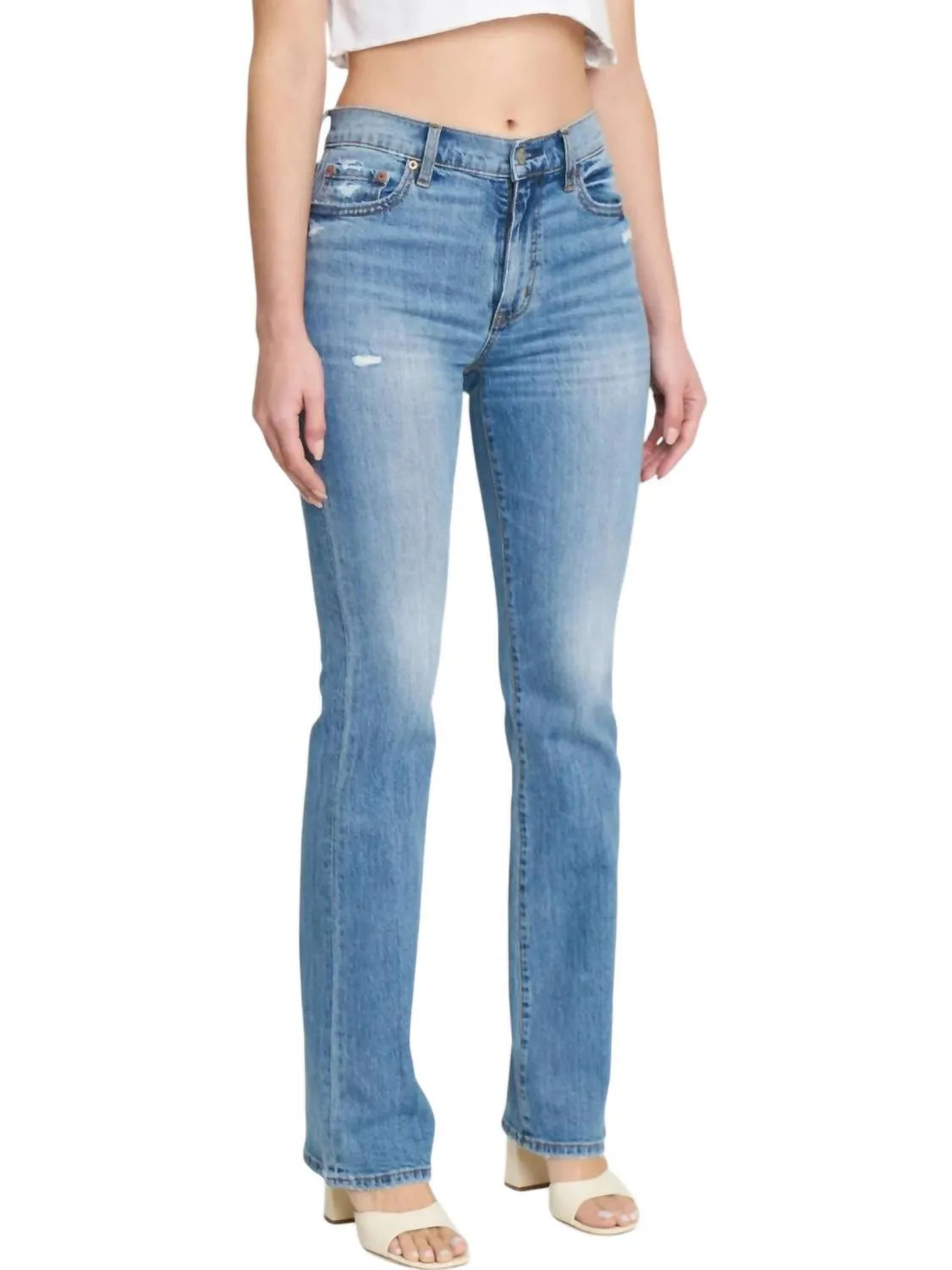 Covergirl Bootcut Pants In Blue