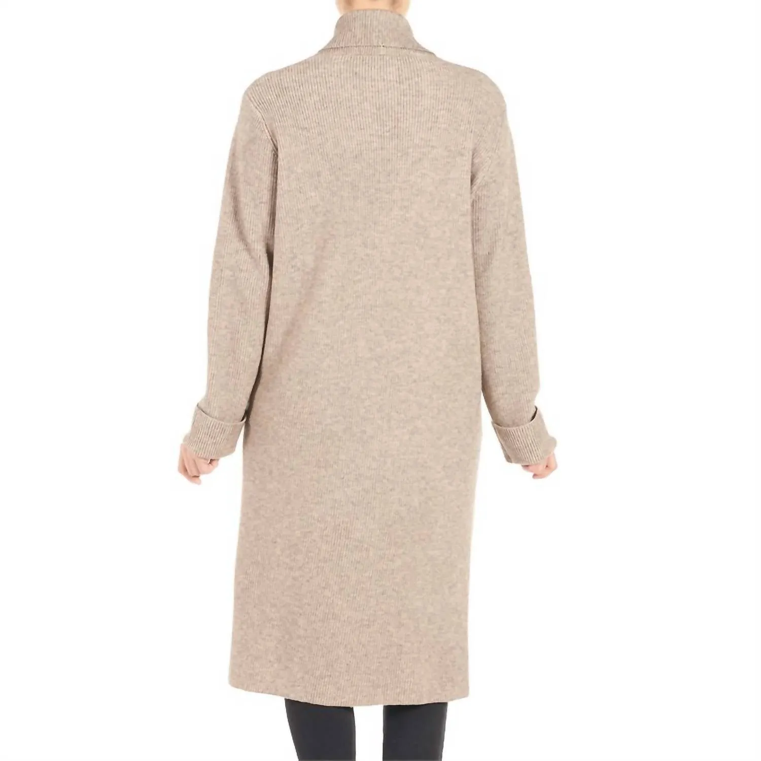 Cozette Cardigan Duster In Taupe