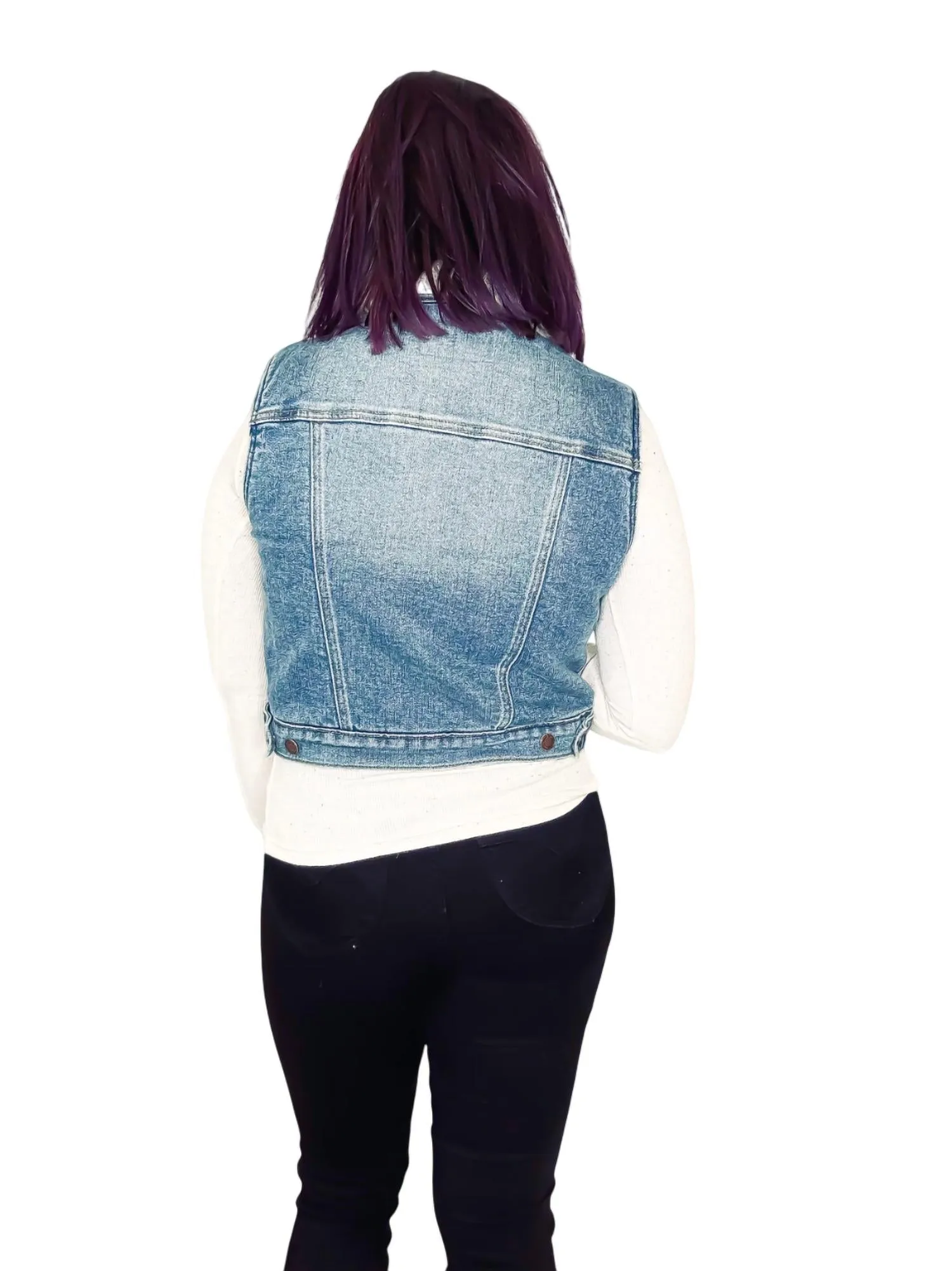Cozy Edge Vest - Reg/curvy In Denim