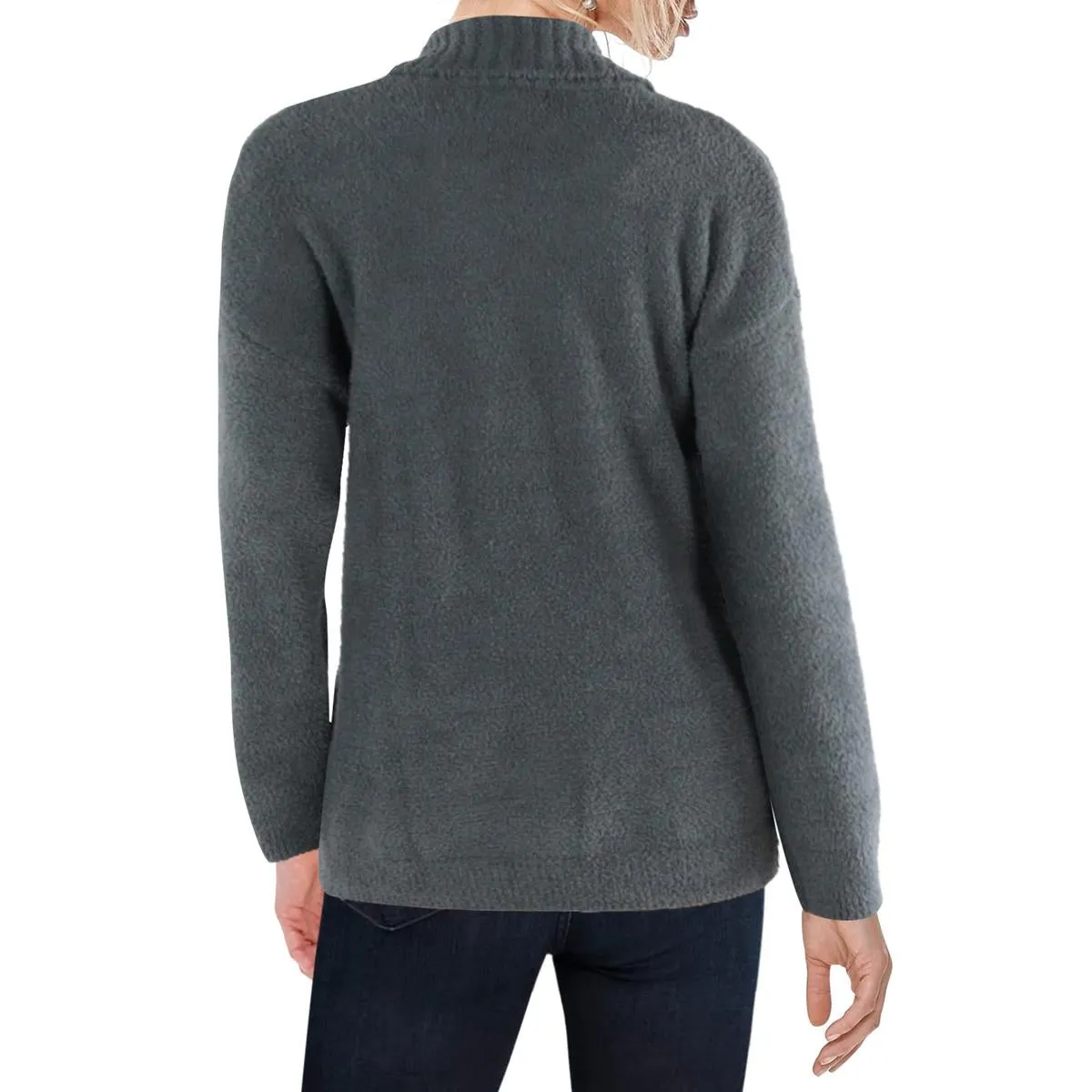 Cozychic Womens Cowl Neck Long Sleeve Pullover Sweater