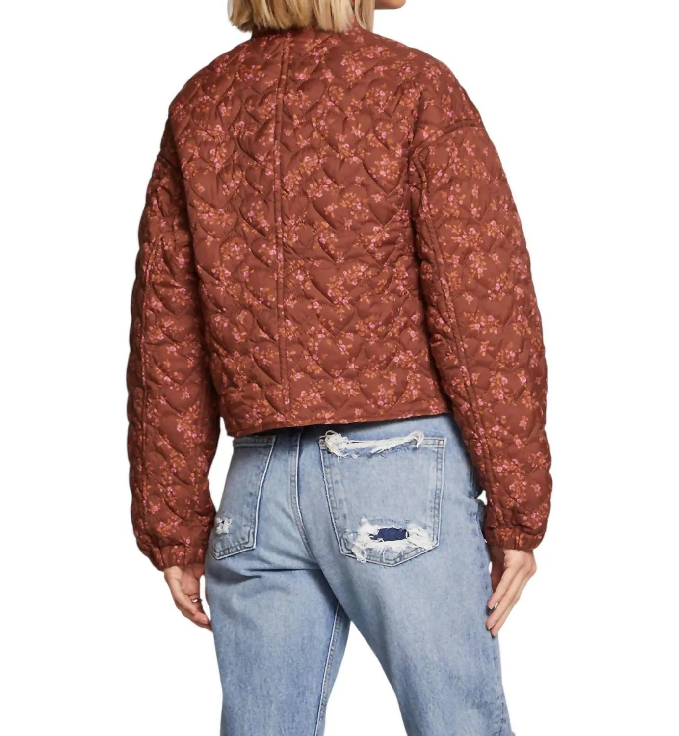 Creston Quilted Jacket In Pecan