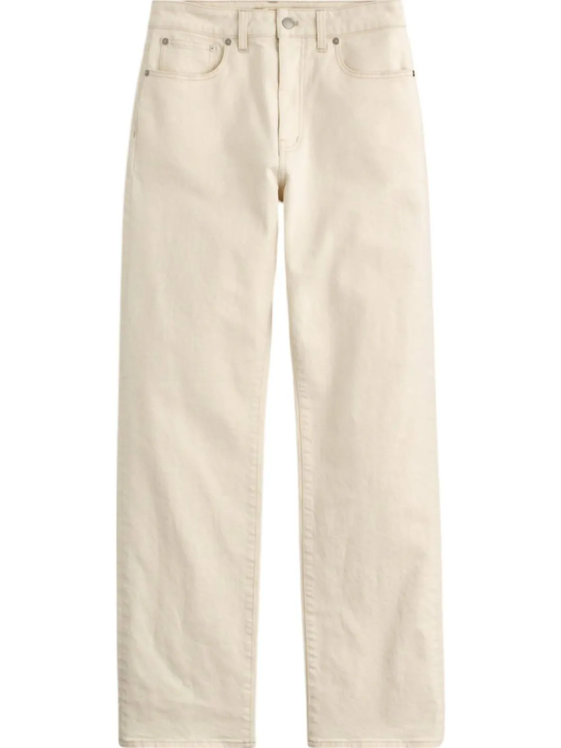 Curvy 90S Straight Leg Jeans In Ecru