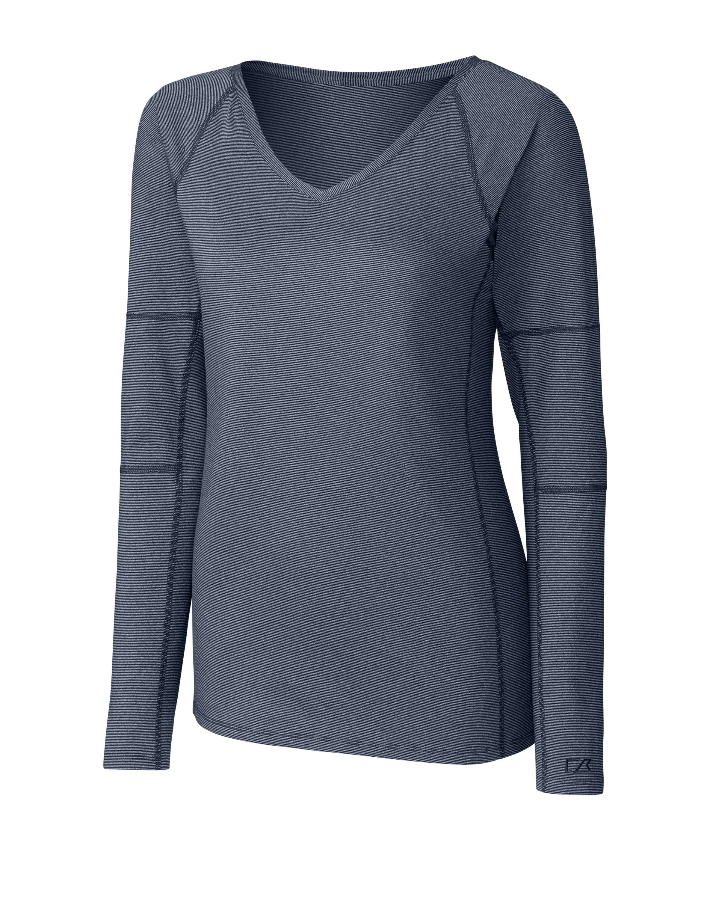 Cutter & Buck Ladies' L/S Victory V Neck Shirt