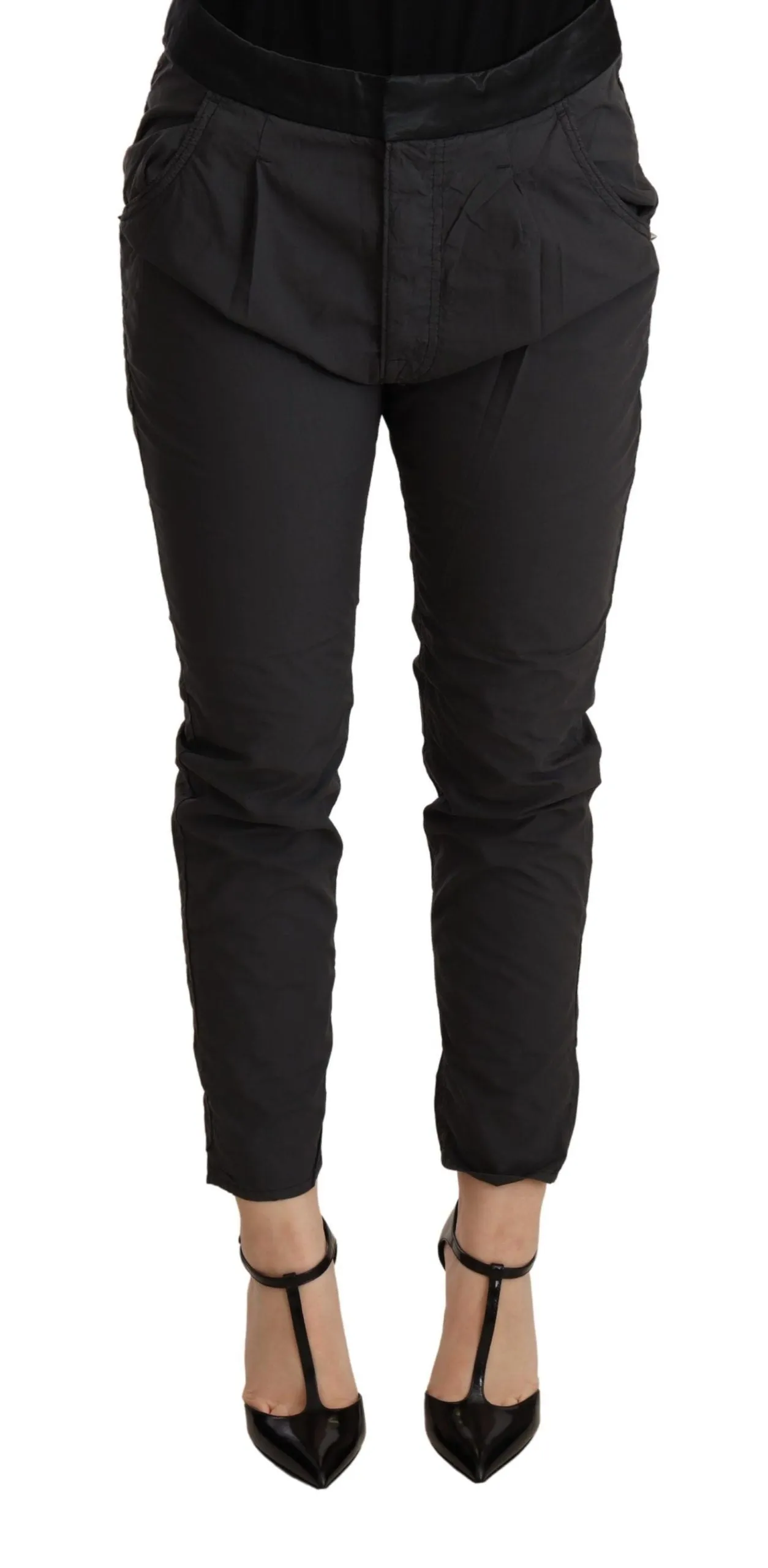 CYCLE  Mid Waist Slim Fit Skinny Cotton Women's Trouser