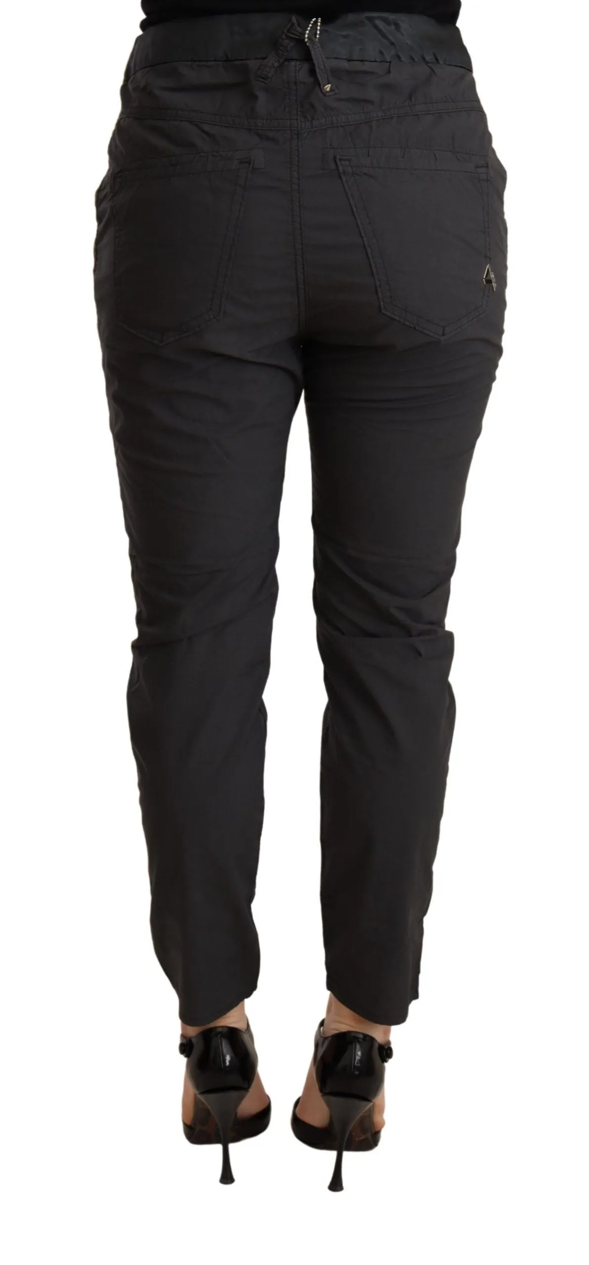 CYCLE  Mid Waist Slim Fit Skinny Cotton Women's Trouser