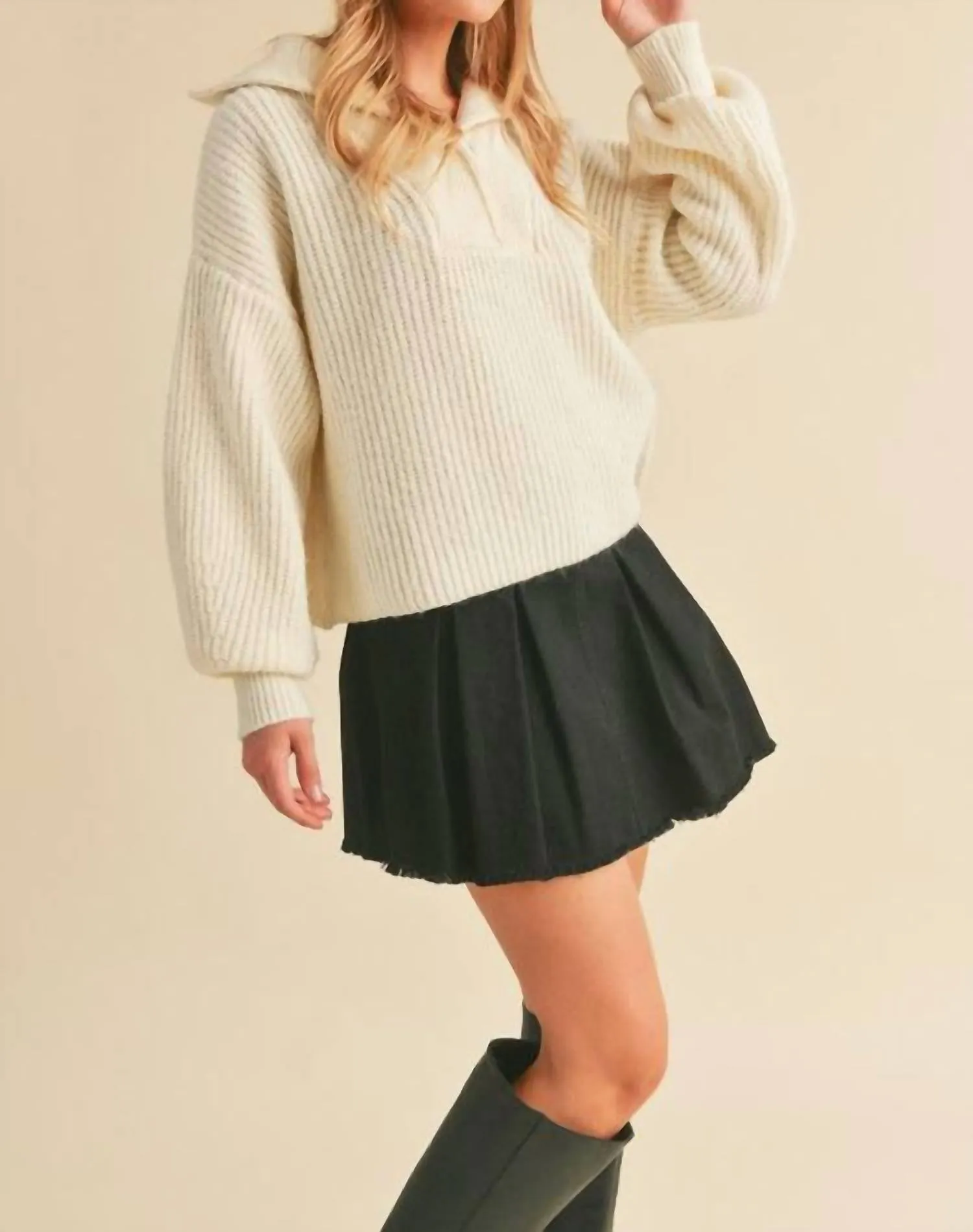 Danae Sweater In White