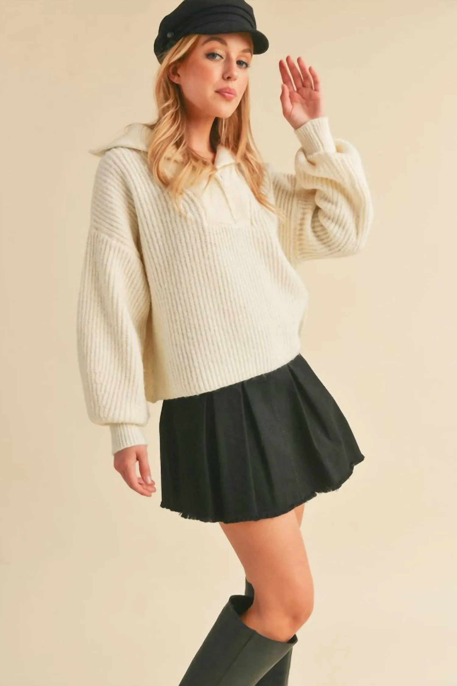 Danae Sweater In White