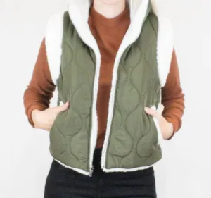 Dani Reversible Vest In Multi Color
