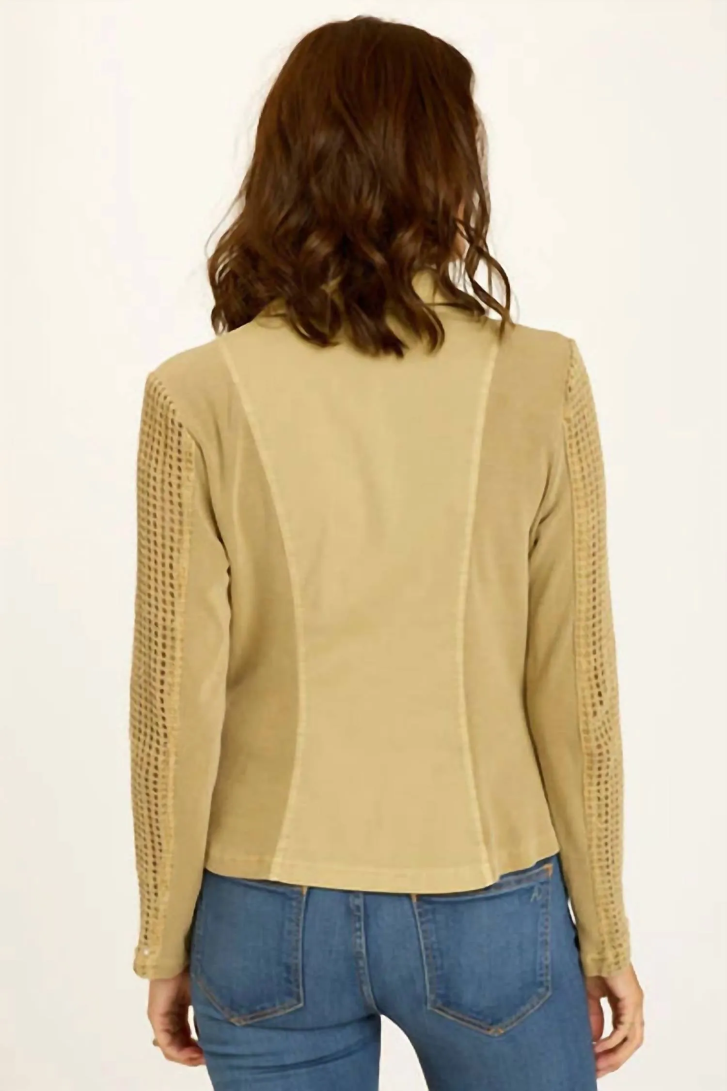Danica Jacket In Linwood Sands Pigment