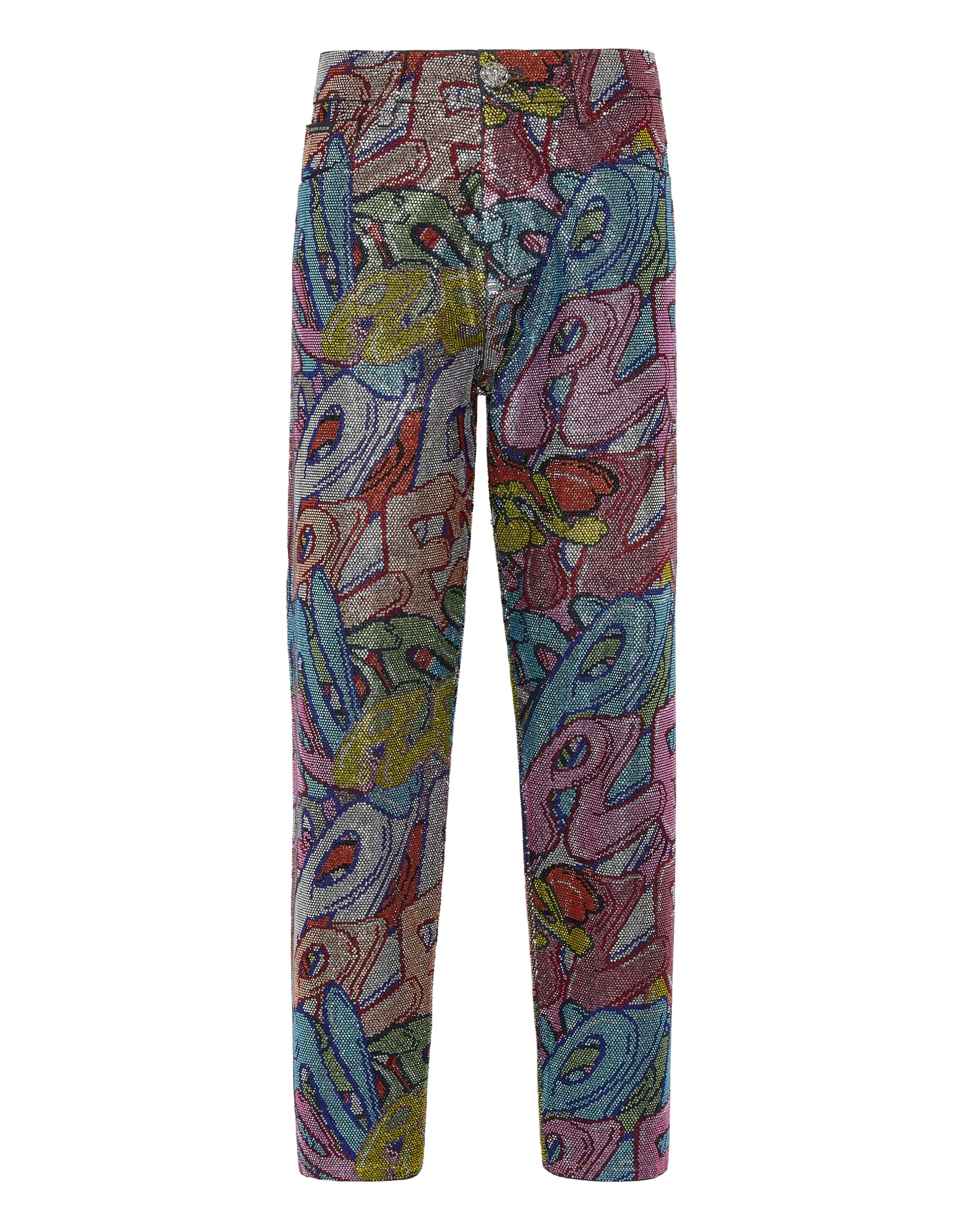 Denim Trousers Mom Fit Brooches