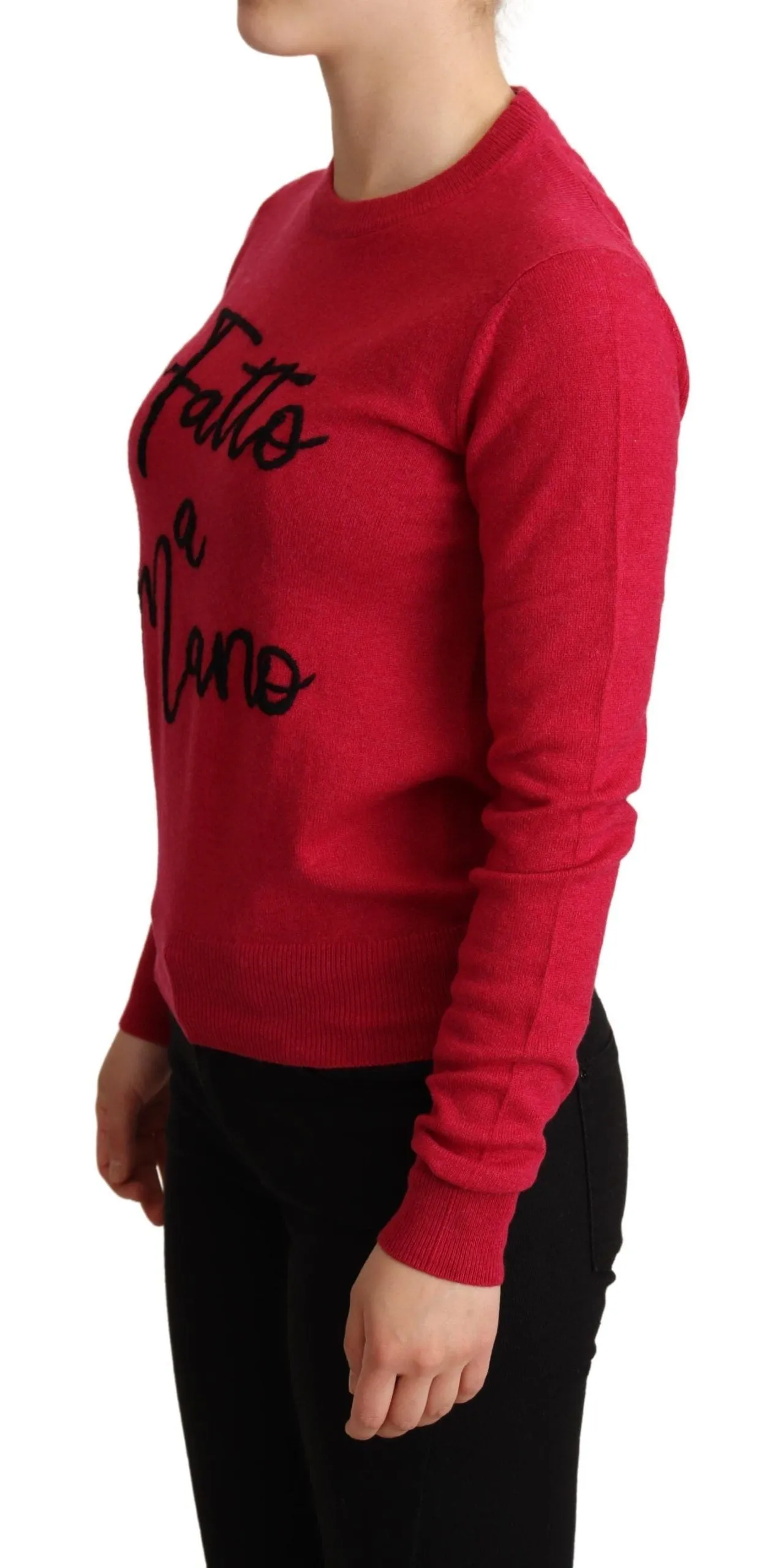 Dolce & Gabbana Chic Cashmere Blend Crewneck Women's Pullover