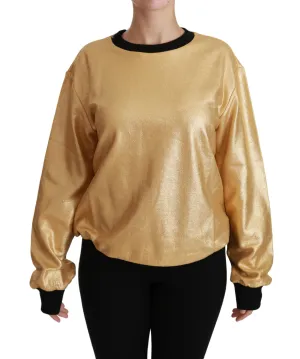 Dolce & Gabbana Elegant Crew Neck Cotton Women's Sweater