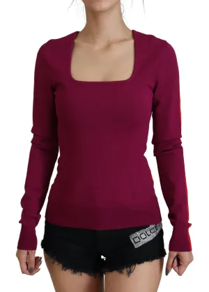 Dolce & Gabbana Square Neck Pullover Women's Sweater