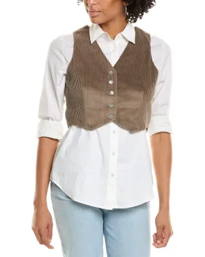 DONNI. Cord Cropped Vest