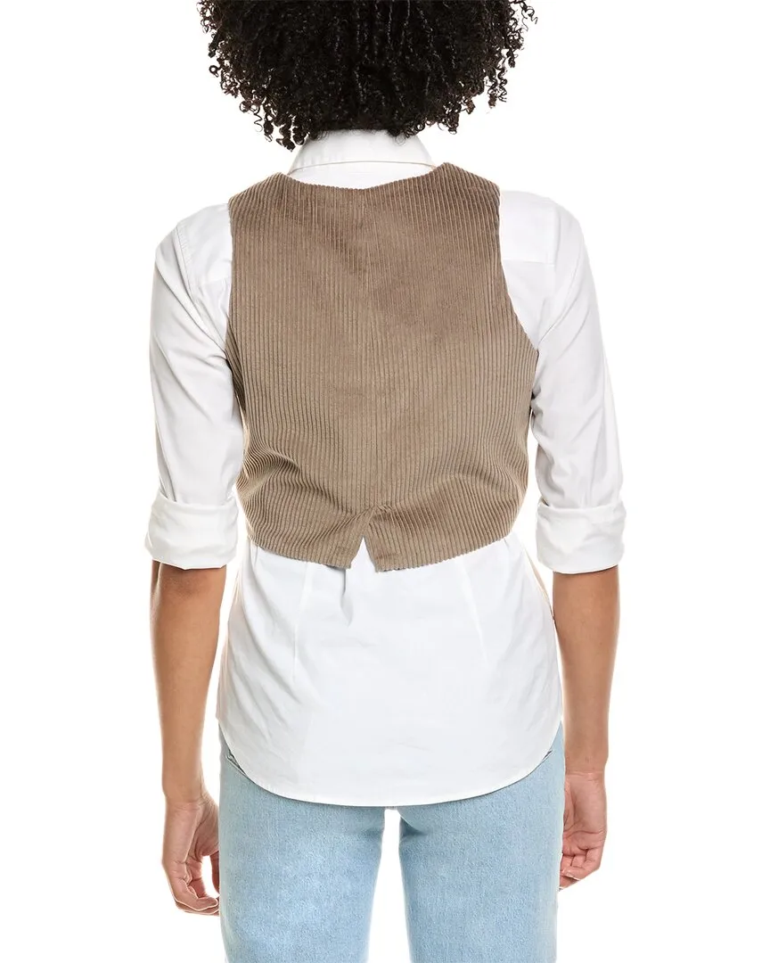 DONNI. Cord Cropped Vest