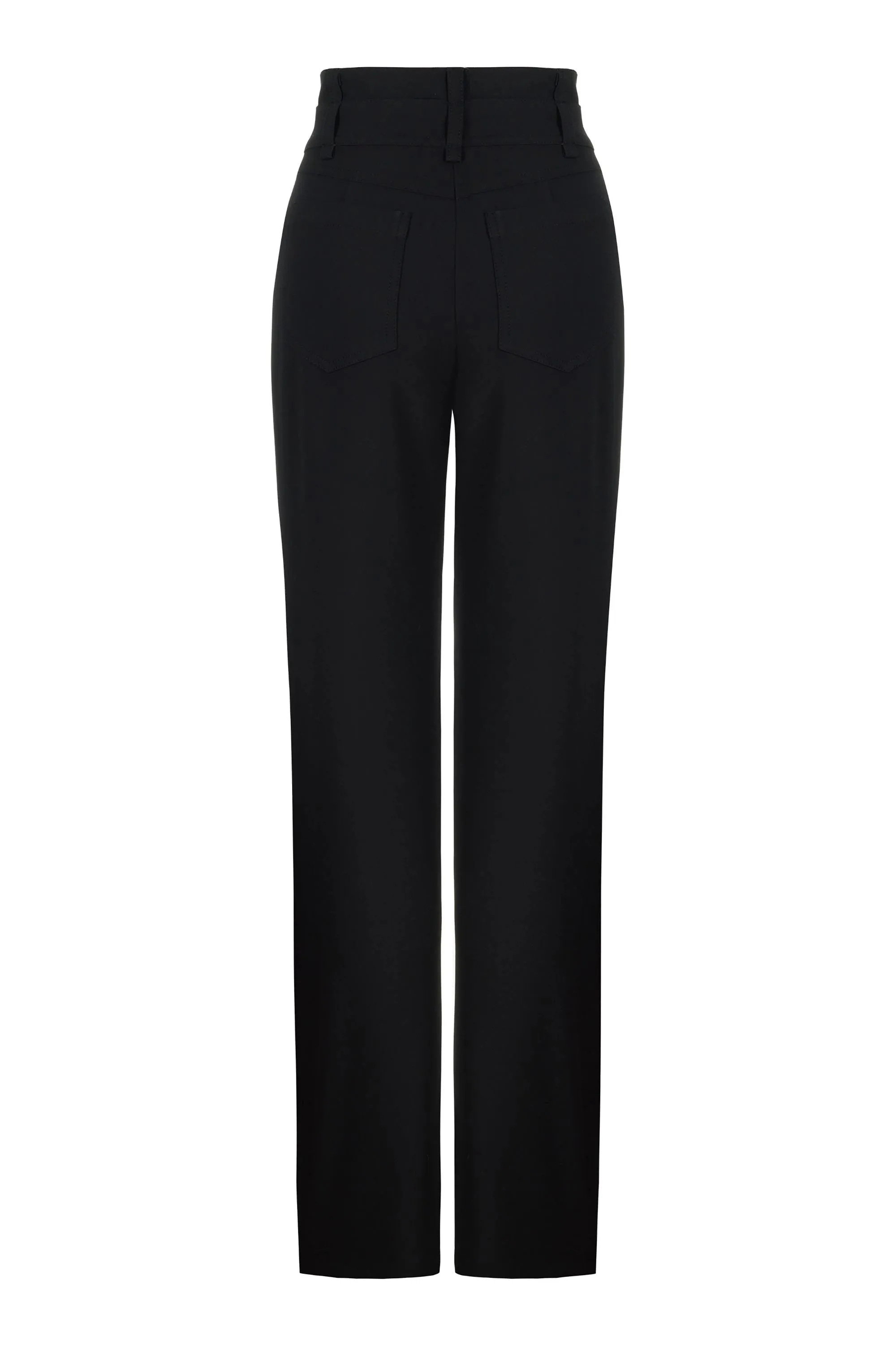 Double Waisted Straight Pants
