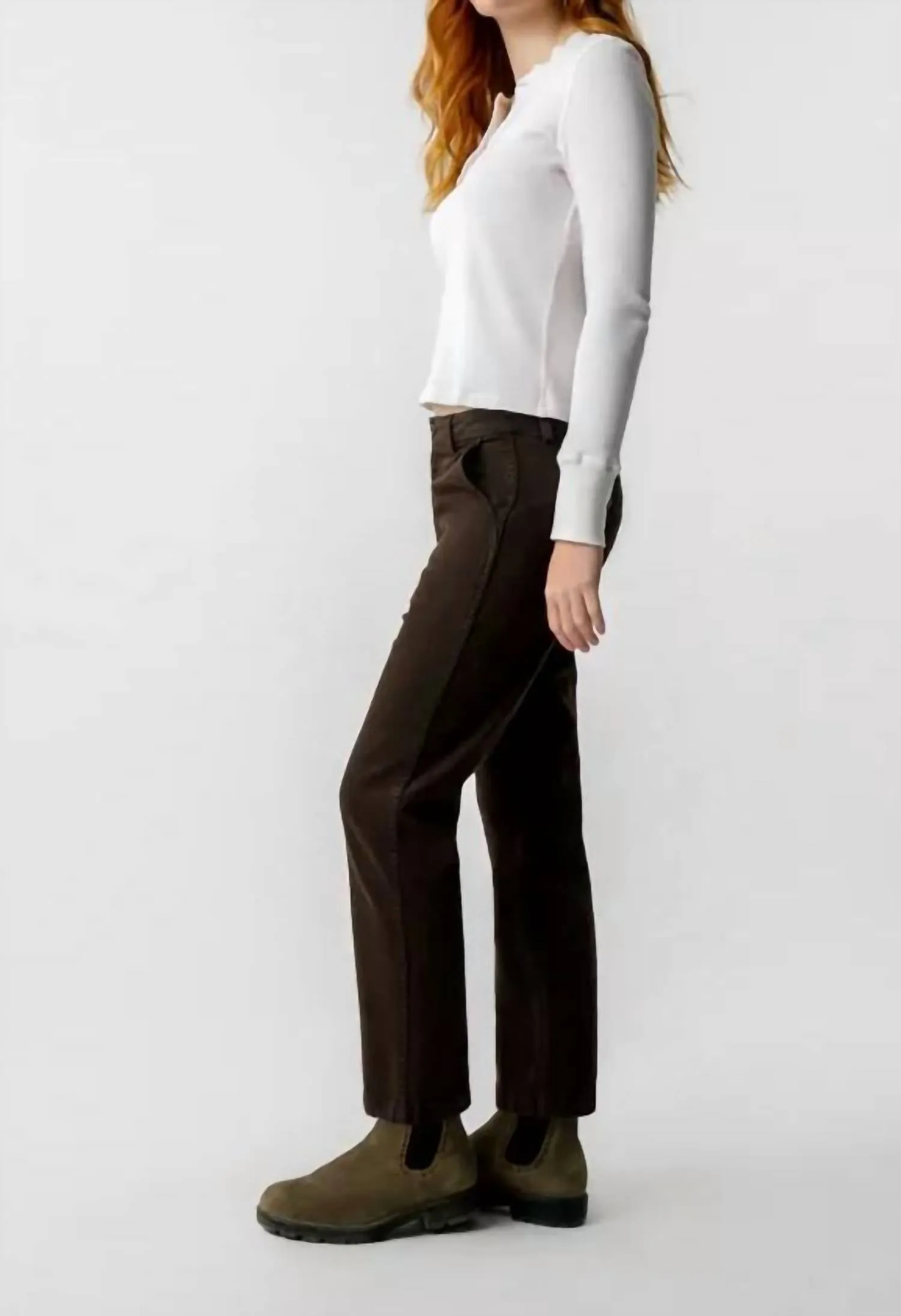 Easy Trouser In Espresso