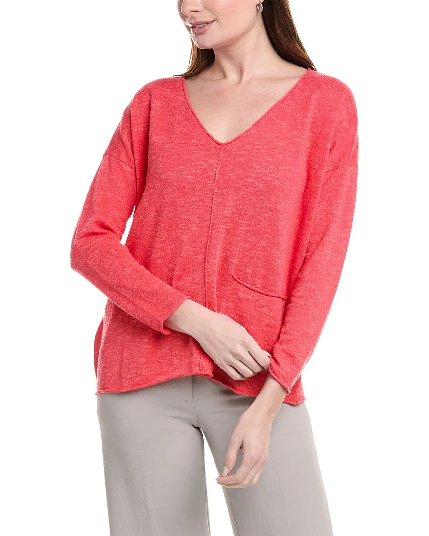 EILEEN FISHER Linen-Blend Sweater