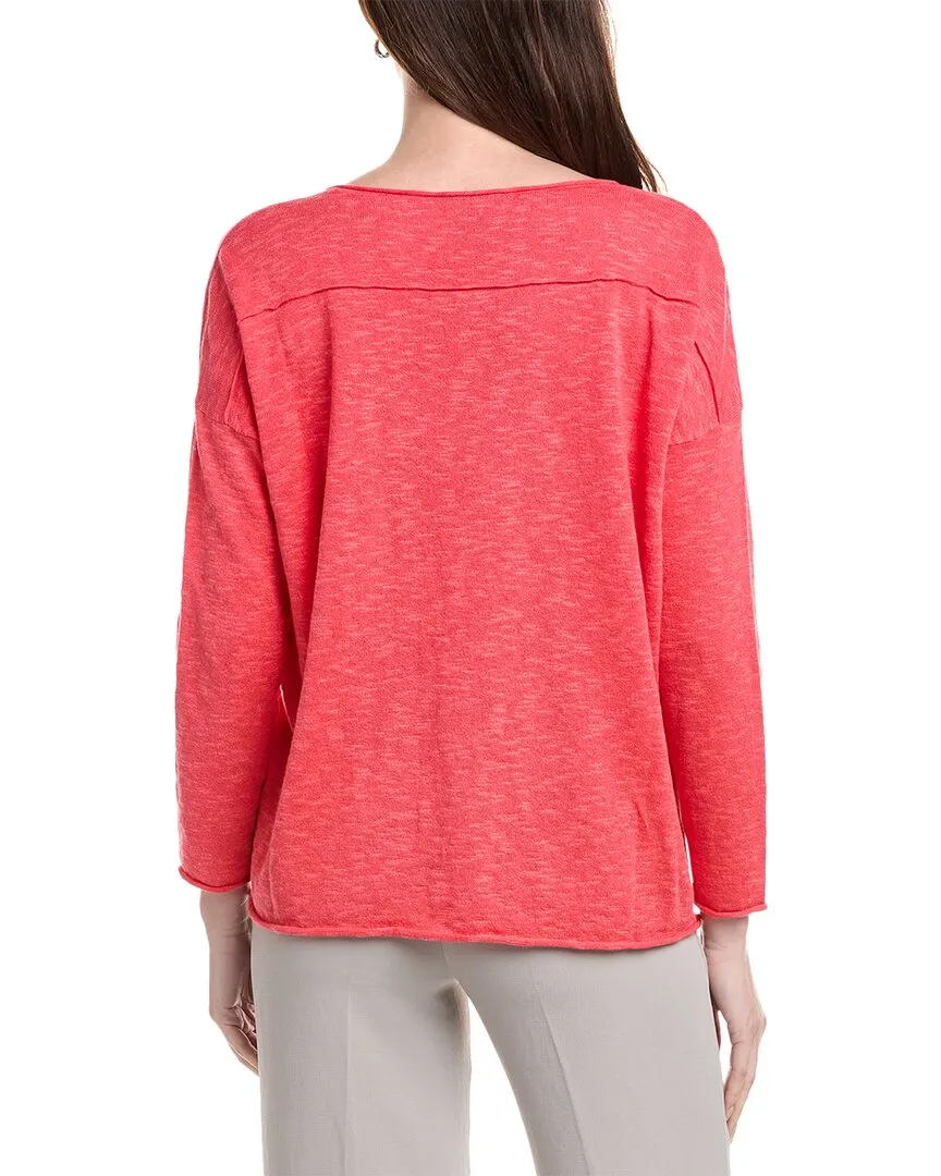 EILEEN FISHER Linen-Blend Sweater
