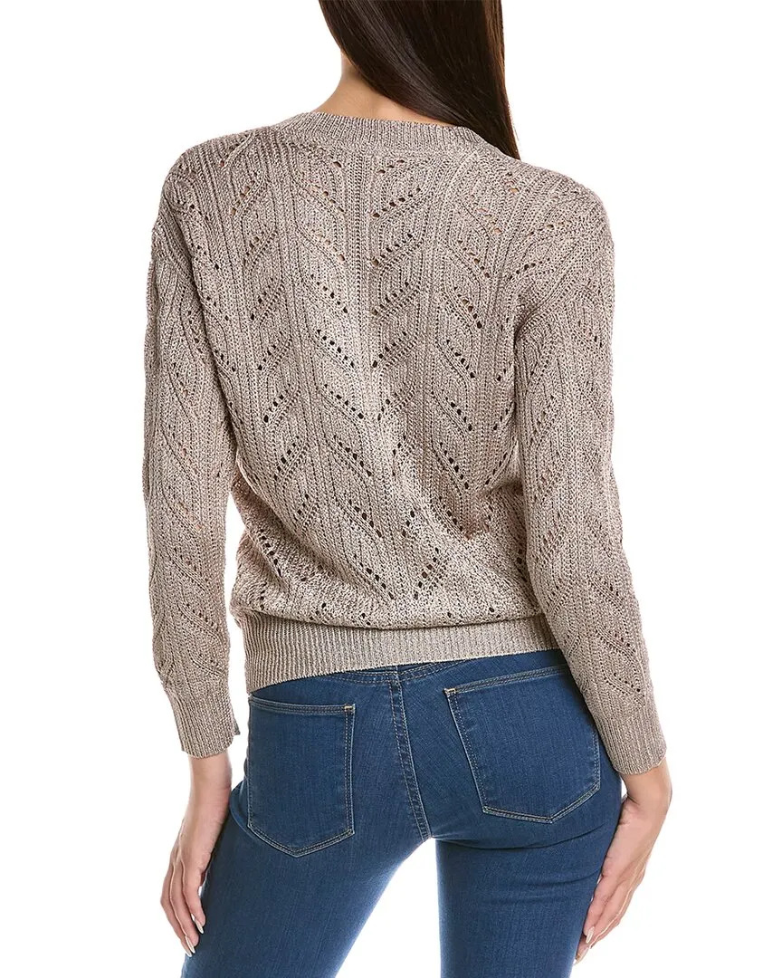 Elie Tahari Pointelle Sweater