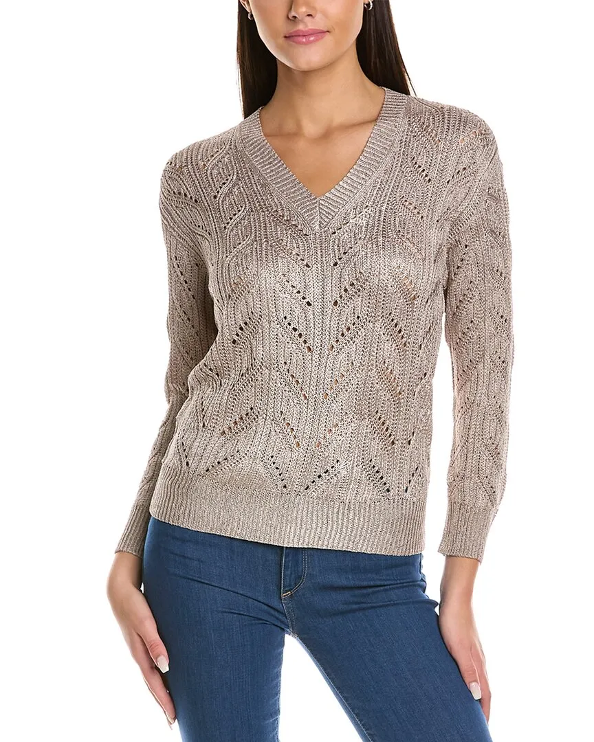 Elie Tahari Pointelle Sweater