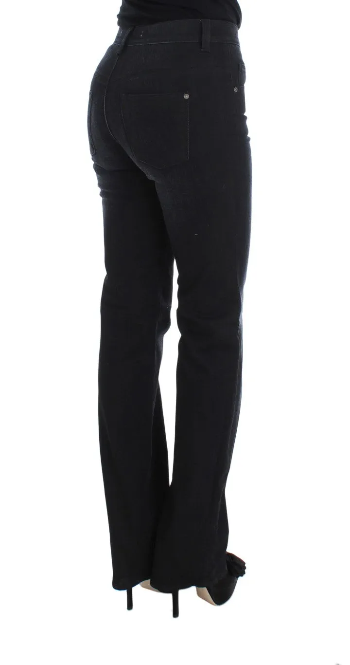 Ermanno Scervino  Cotton Blend Slim Fit Bootcut Women's Jeans