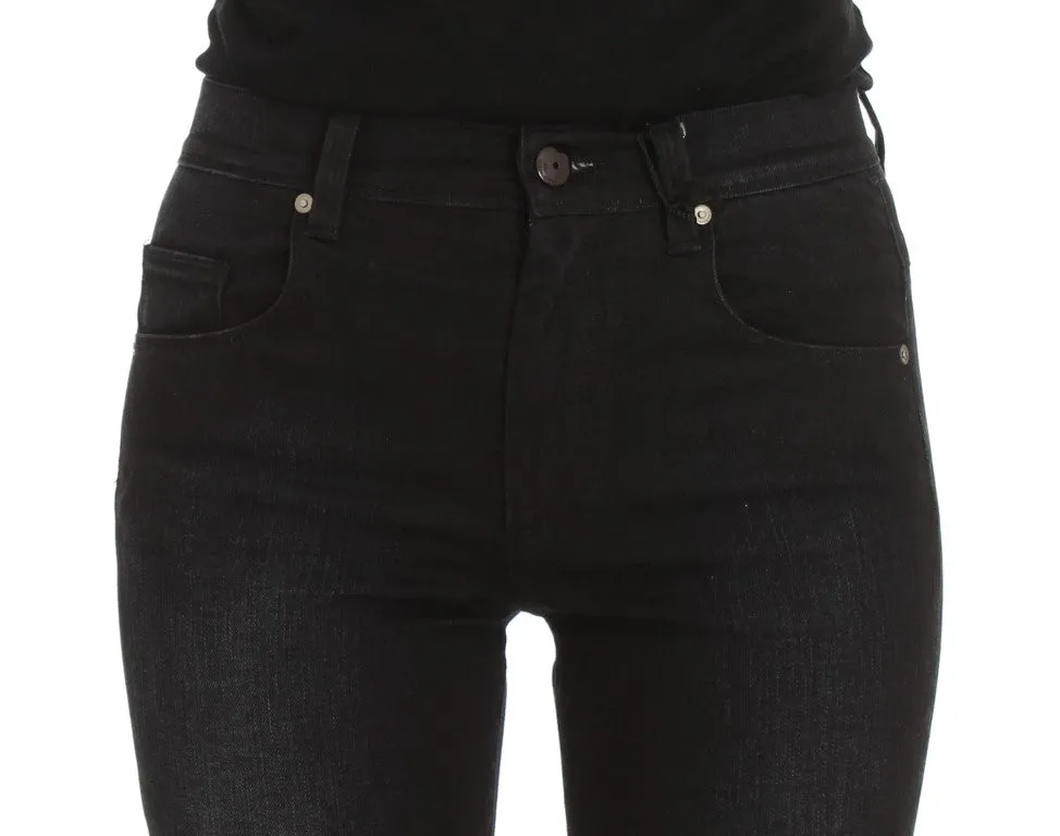 Ermanno Scervino  Cotton Blend Slim Fit Bootcut Women's Jeans