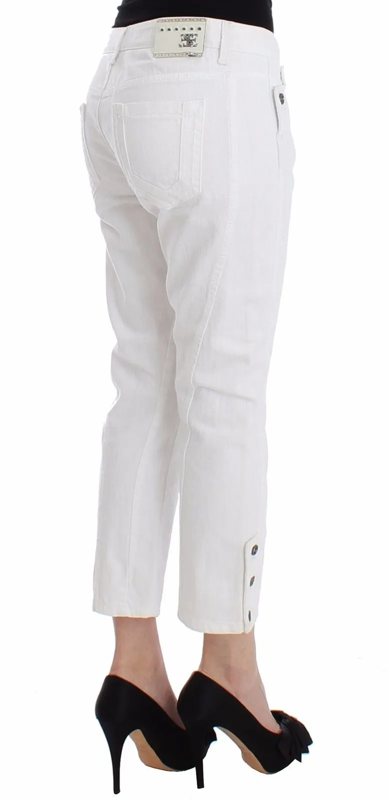 Ermanno Scervino  Cropped Jeans blue Pants Branded Women's Capri