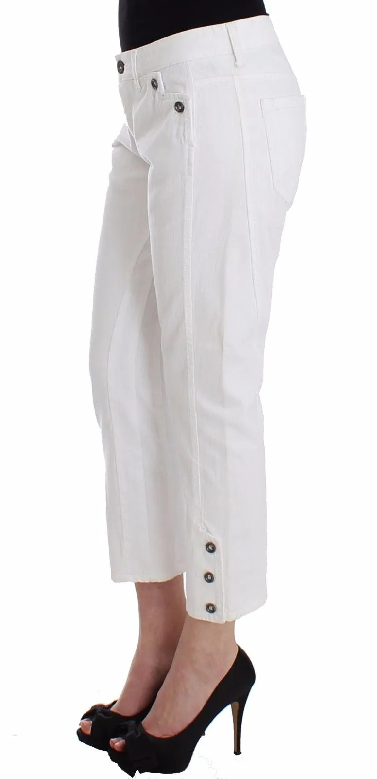 Ermanno Scervino  Cropped Jeans blue Pants Branded Women's Capri
