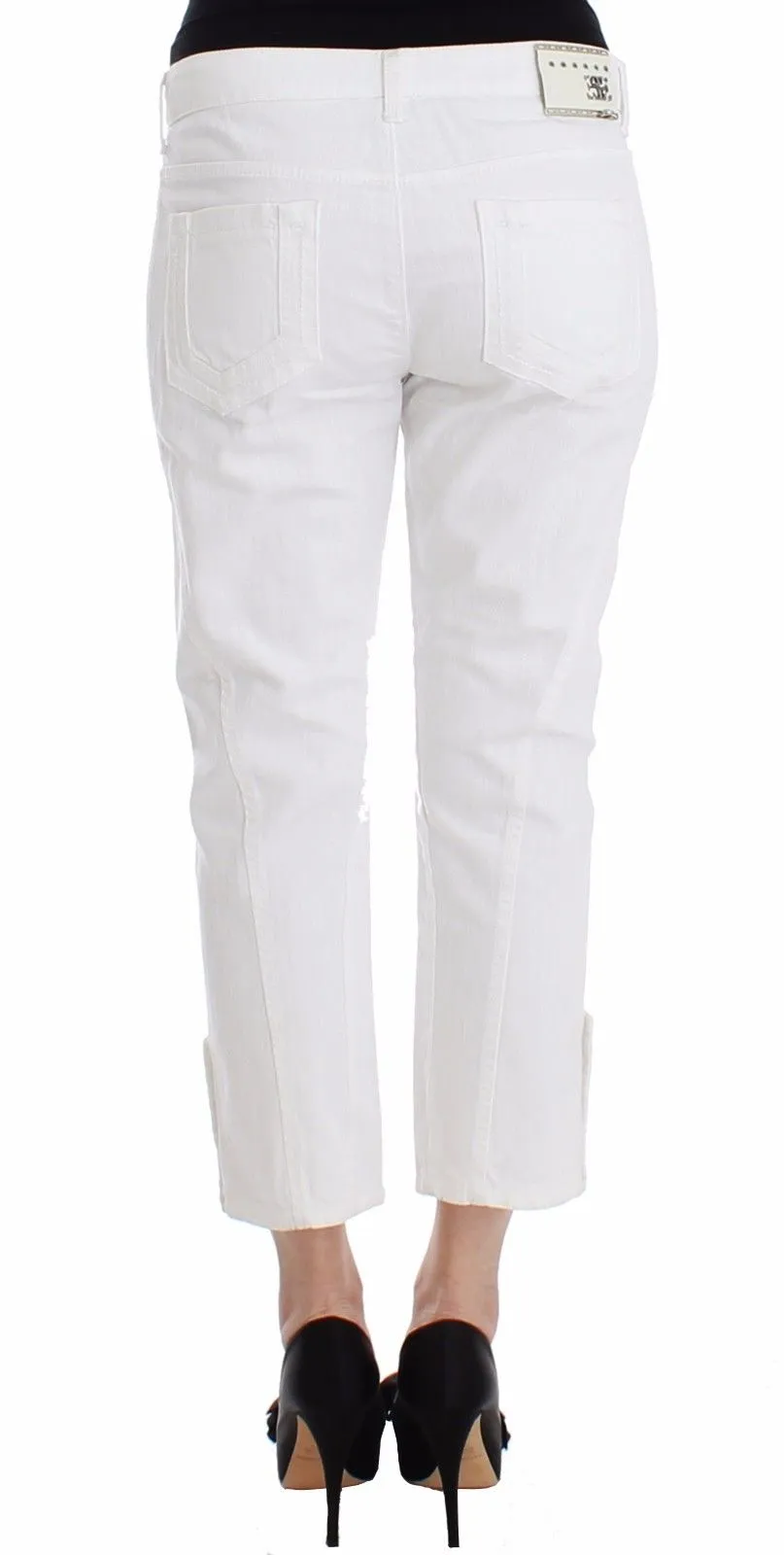 Ermanno Scervino  Cropped Jeans blue Pants Branded Women's Capri