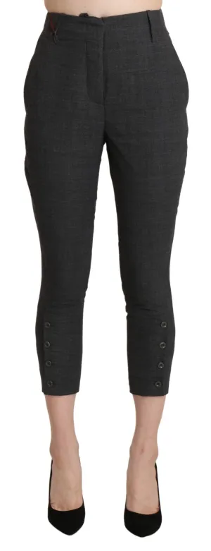 Ermanno Scervino  High Waist Capri Cropped Cotton Women's Pants