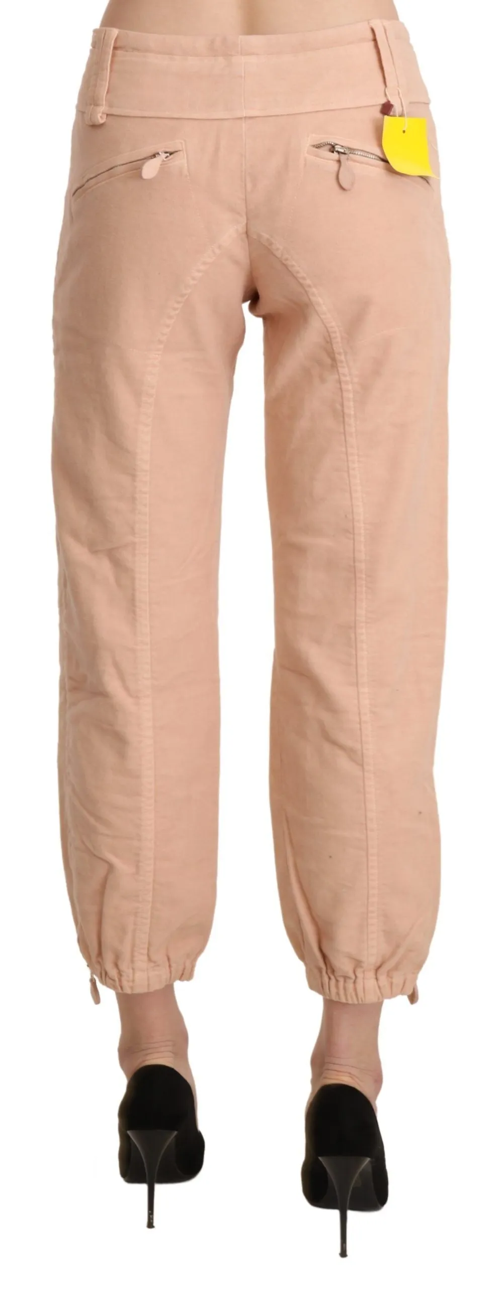 Ermanno Scervino  Mid Waist Cropped Cotton Trouser Women's Pants