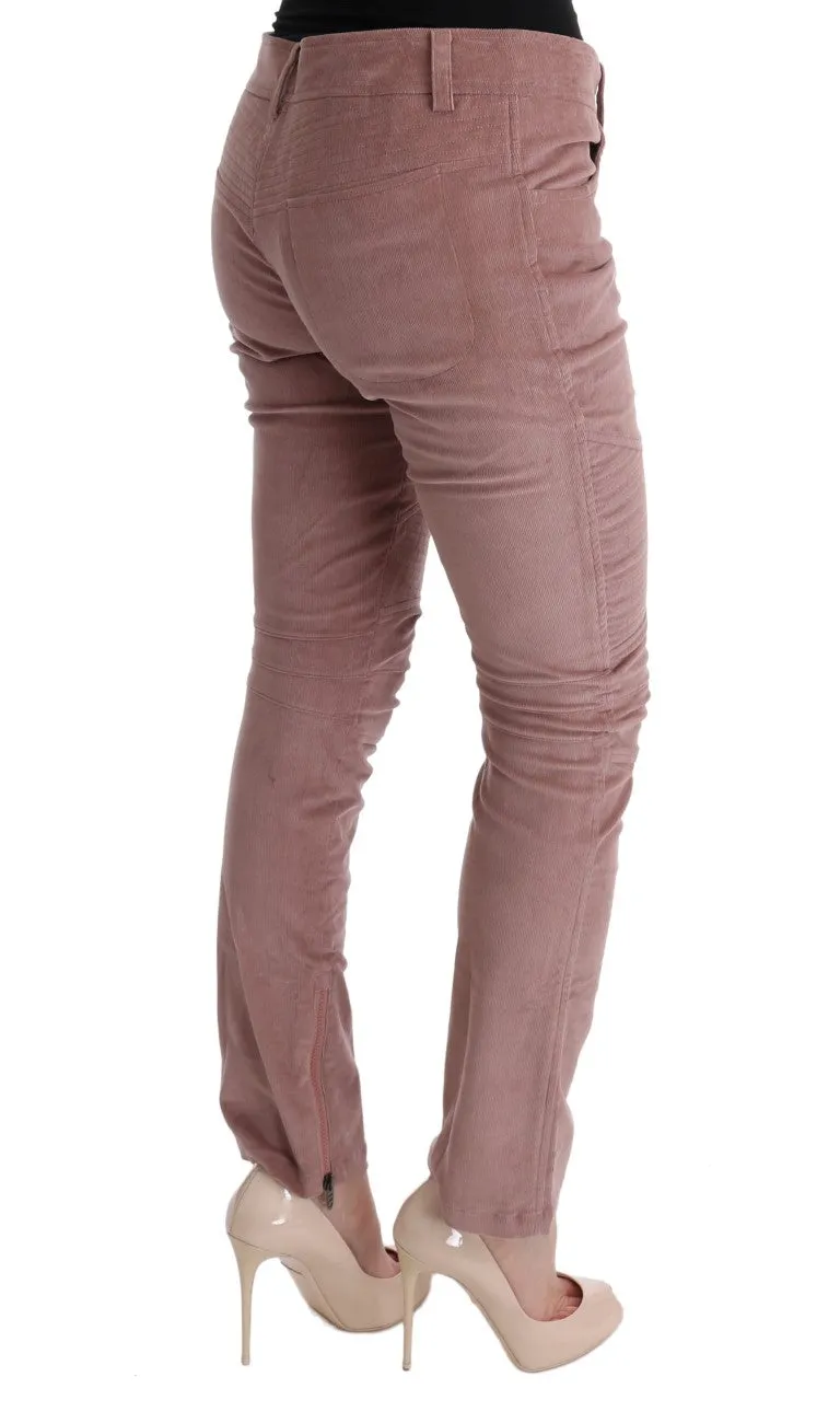 Ermanno Scervino  Velvet Cropped Casual Women's Pants