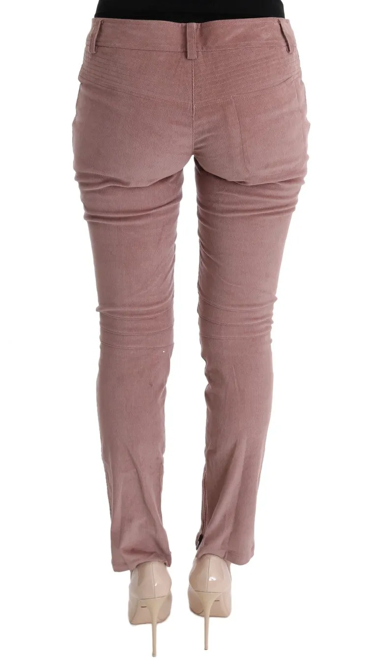 Ermanno Scervino  Velvet Cropped Casual Women's Pants