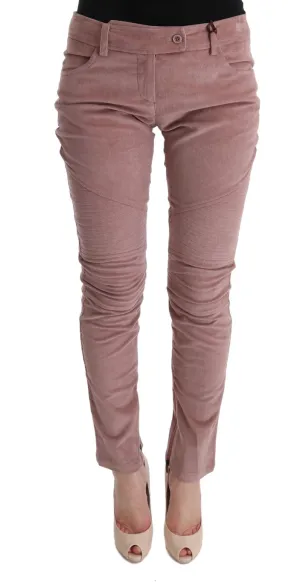 Ermanno Scervino  Velvet Cropped Casual Women's Pants