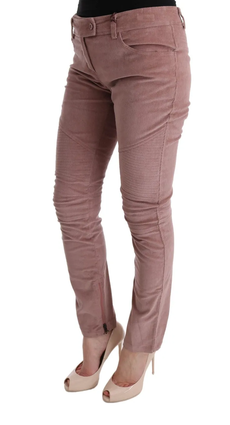 Ermanno Scervino  Velvet Cropped Casual Women's Pants