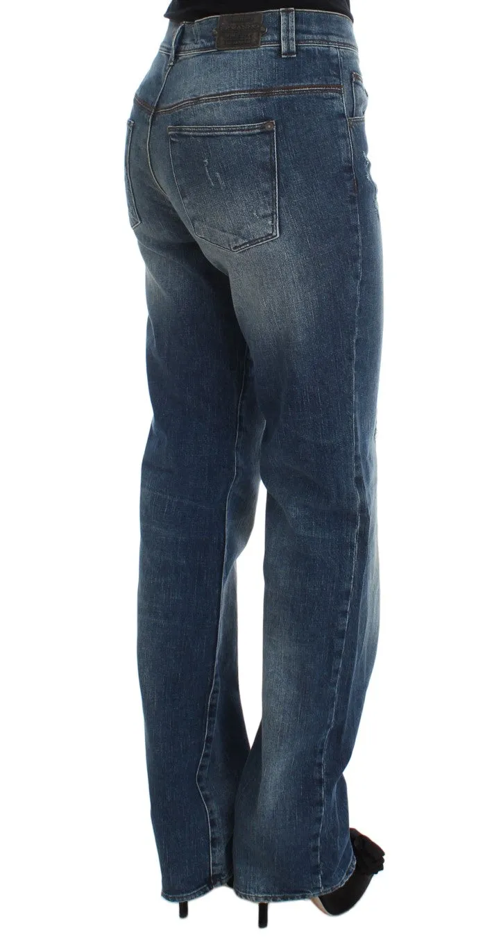 Ermanno Scervino  Wash Cotton Blend Slim Fit Women's Jeans