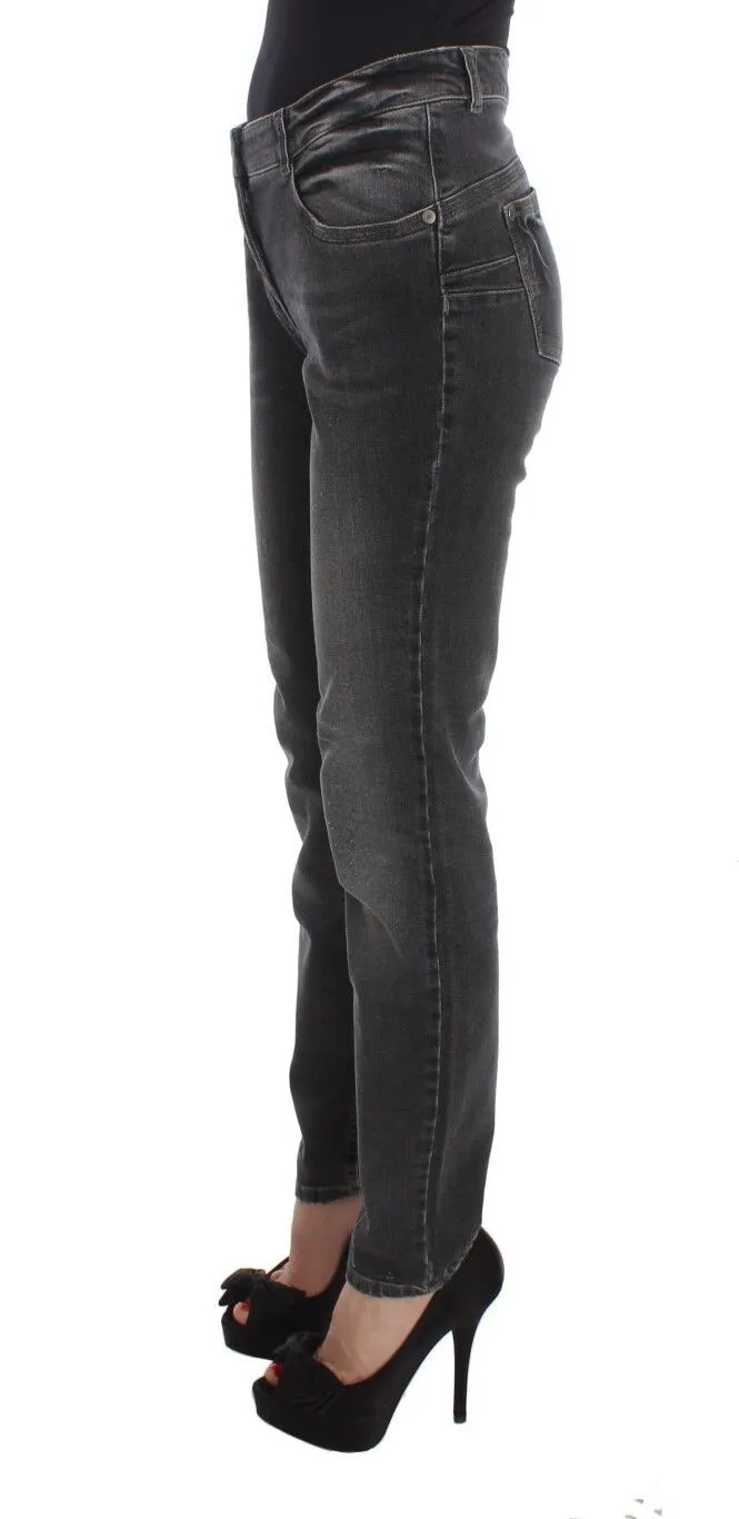 Ermanno Scervino  Wash Cotton Blend Stretch Jeans Women's Pants